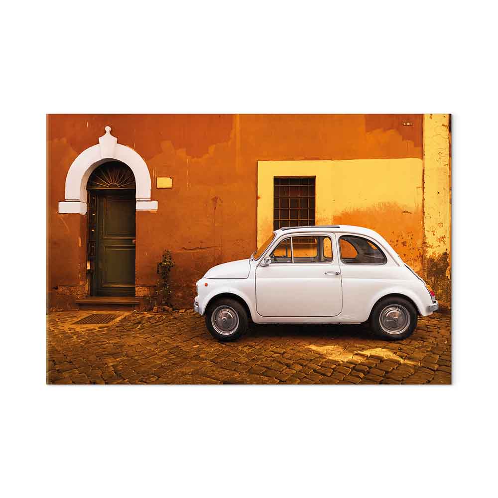 Italian Street City Canvas Print