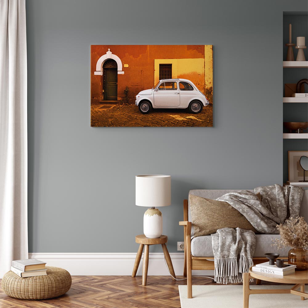 Italian Street City Canvas Print