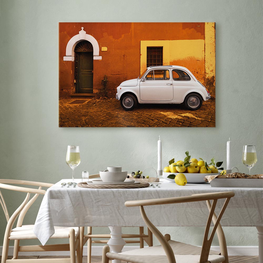 Italian Street City Canvas Print