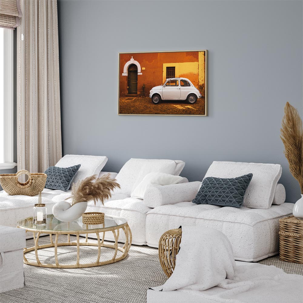 Italian Street City Canvas Print