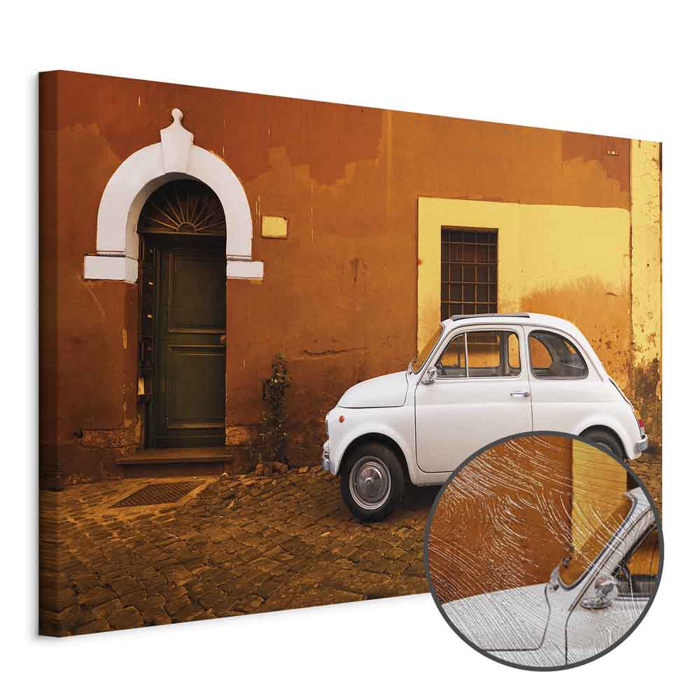 Italian Street City Canvas Print