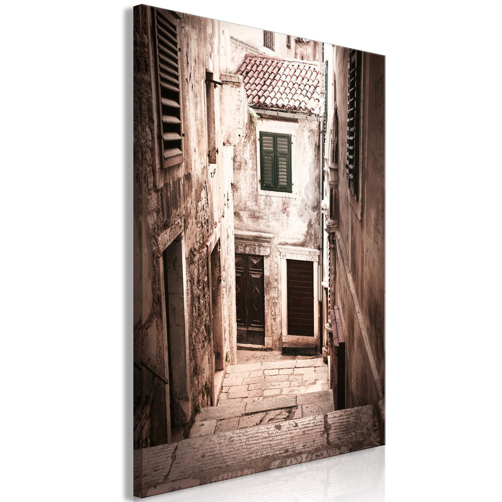 Canvas Print - Retro Alley Vertical