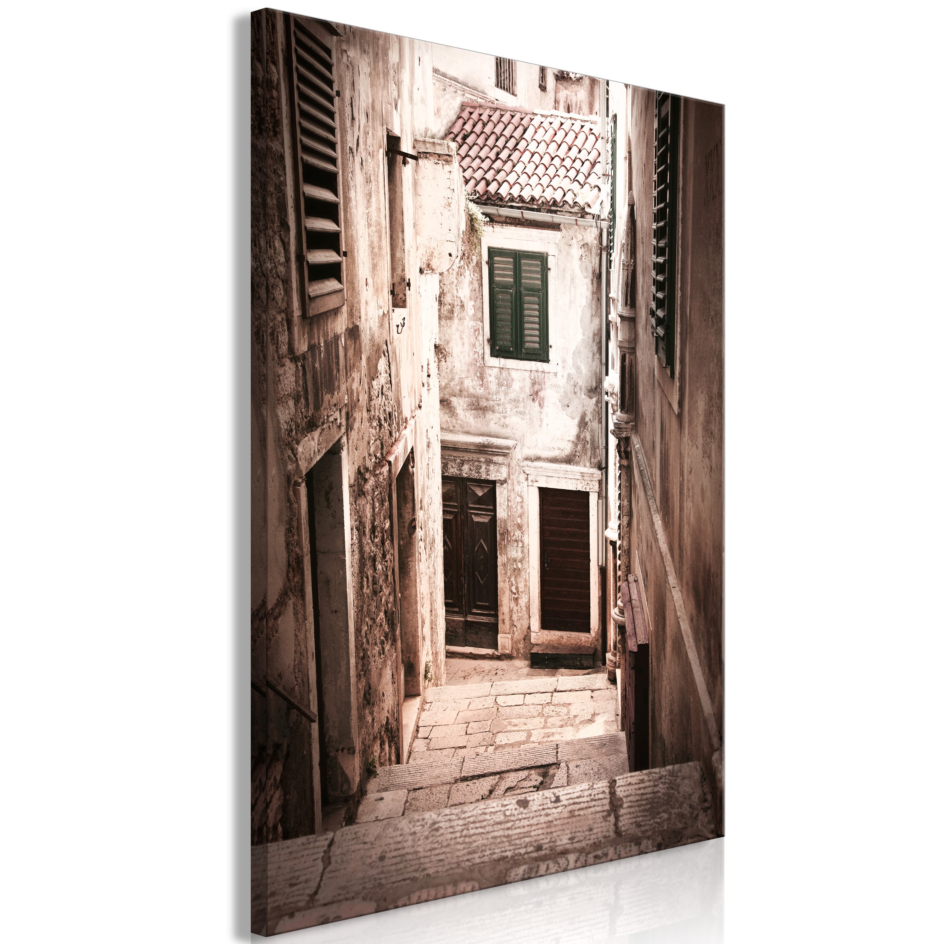 Canvas Print - Retro Alley Vertical