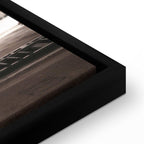 Retro Alley Architecture Vertical Canvas Print