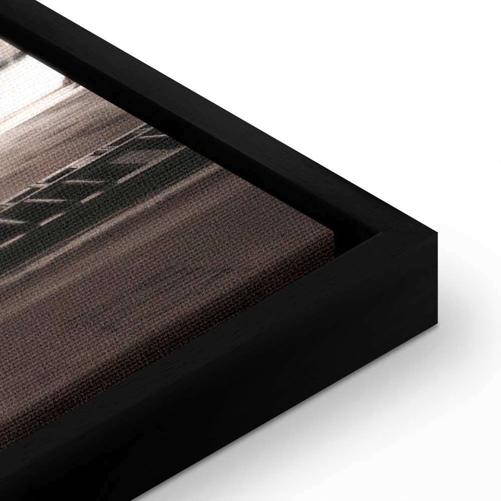 Retro Alley Architecture Vertical Canvas Print