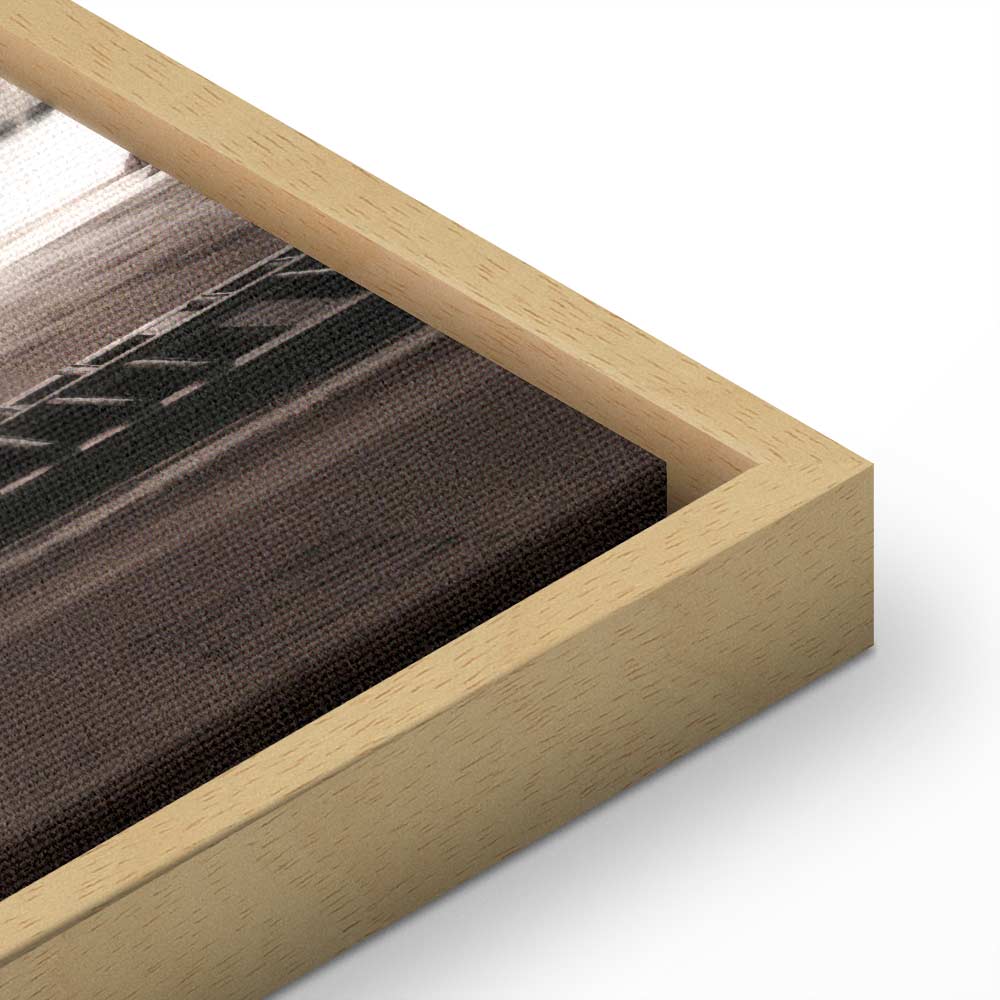 Retro Alley Architecture Vertical Canvas Print