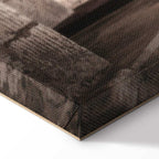 Retro Alley Architecture Vertical Canvas Print