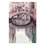 Venice Bridge Canal City Canvas Print