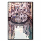 Venice Bridge Canal City Canvas Print