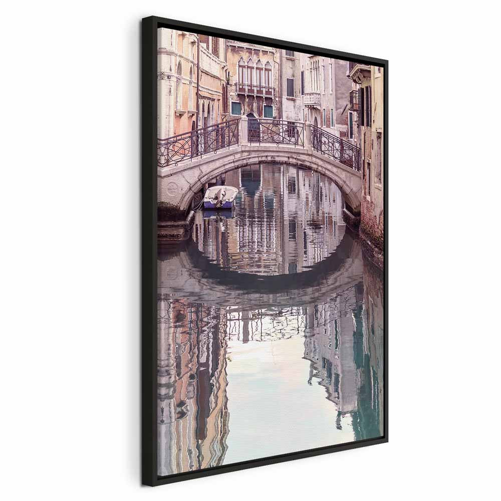Venice Bridge Canal City Canvas Print