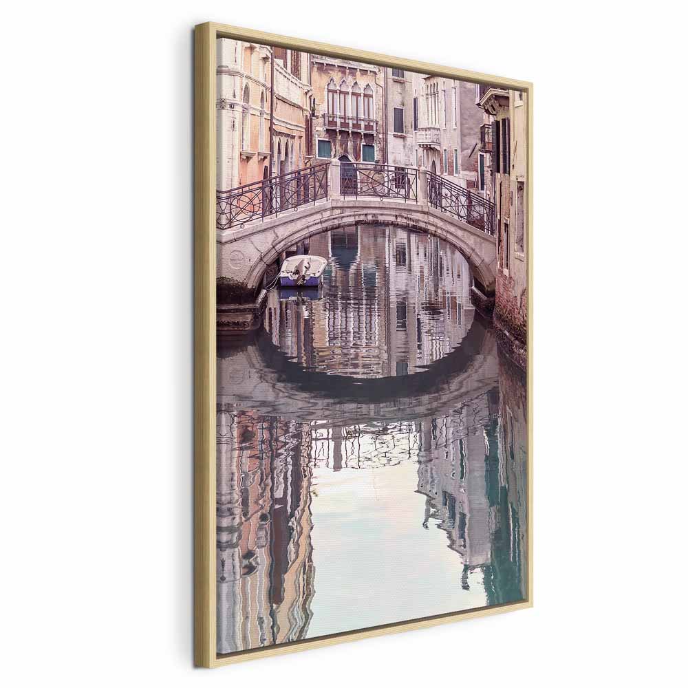 Venice Bridge Canal City Canvas Print