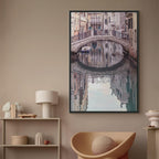 Venice Bridge Canal City Canvas Print