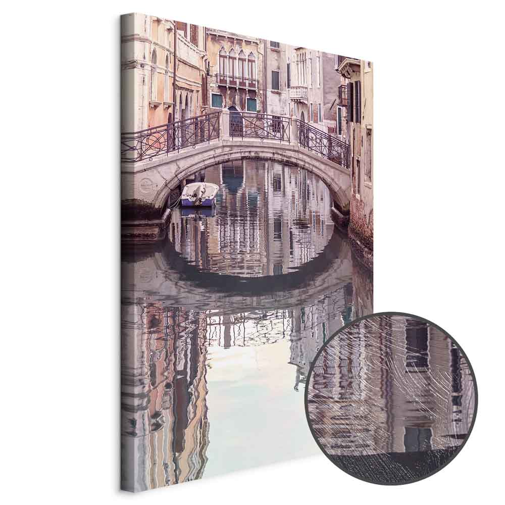Venice Bridge Canal City Canvas Print