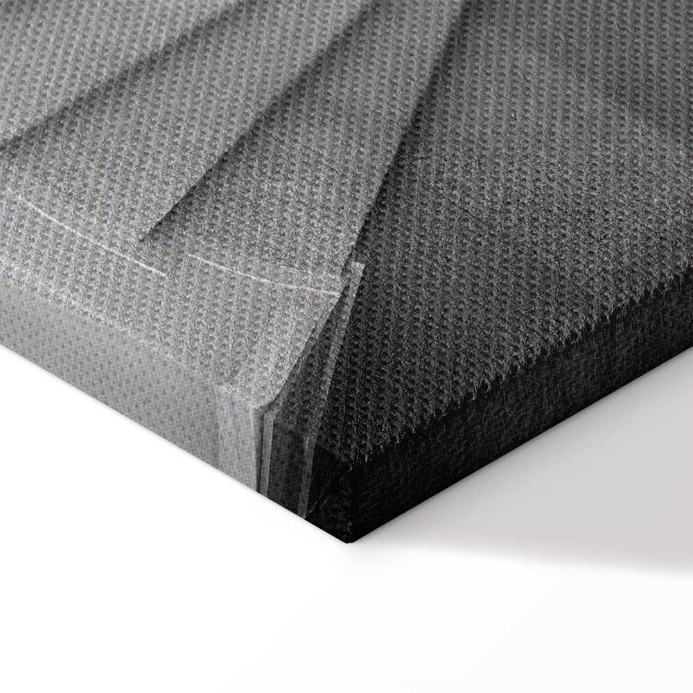 White Staircase Architecture Canvas Print