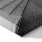 White Staircase Architecture Canvas Print