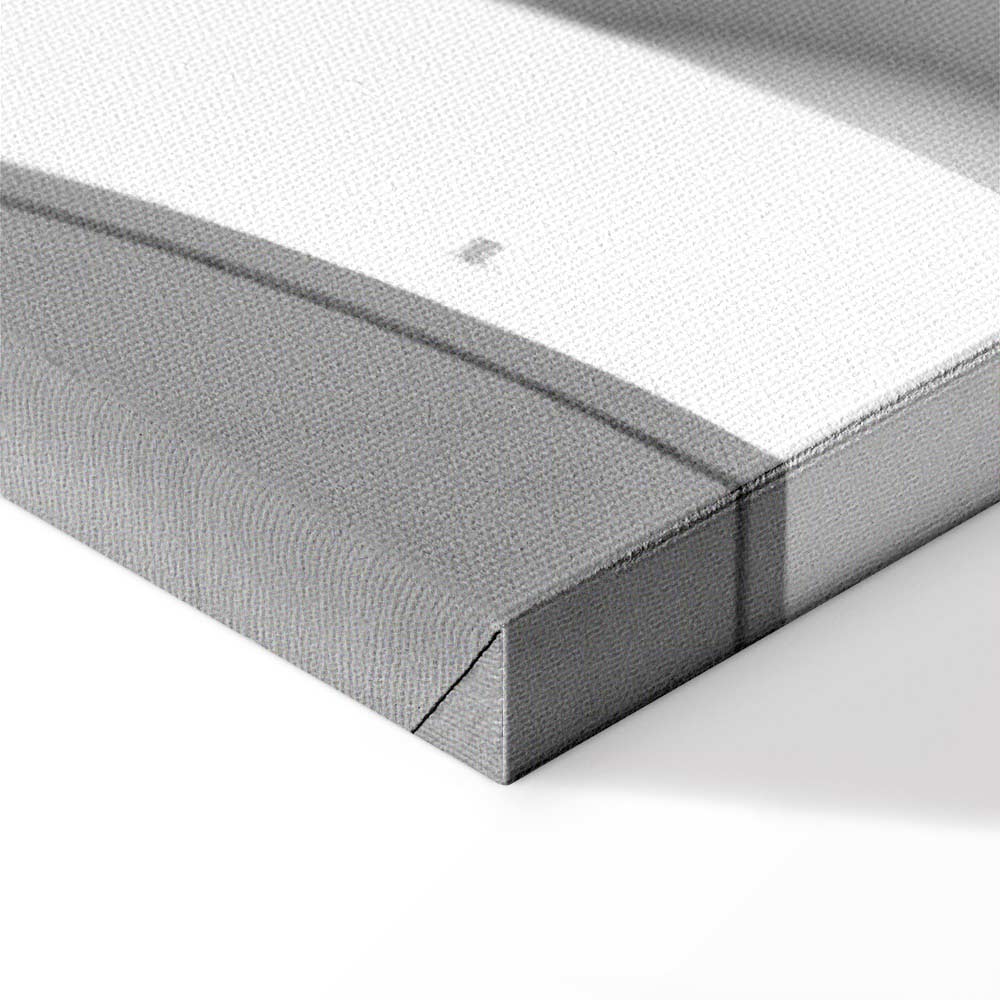 White Architectural Detail Abstract Canvas Print