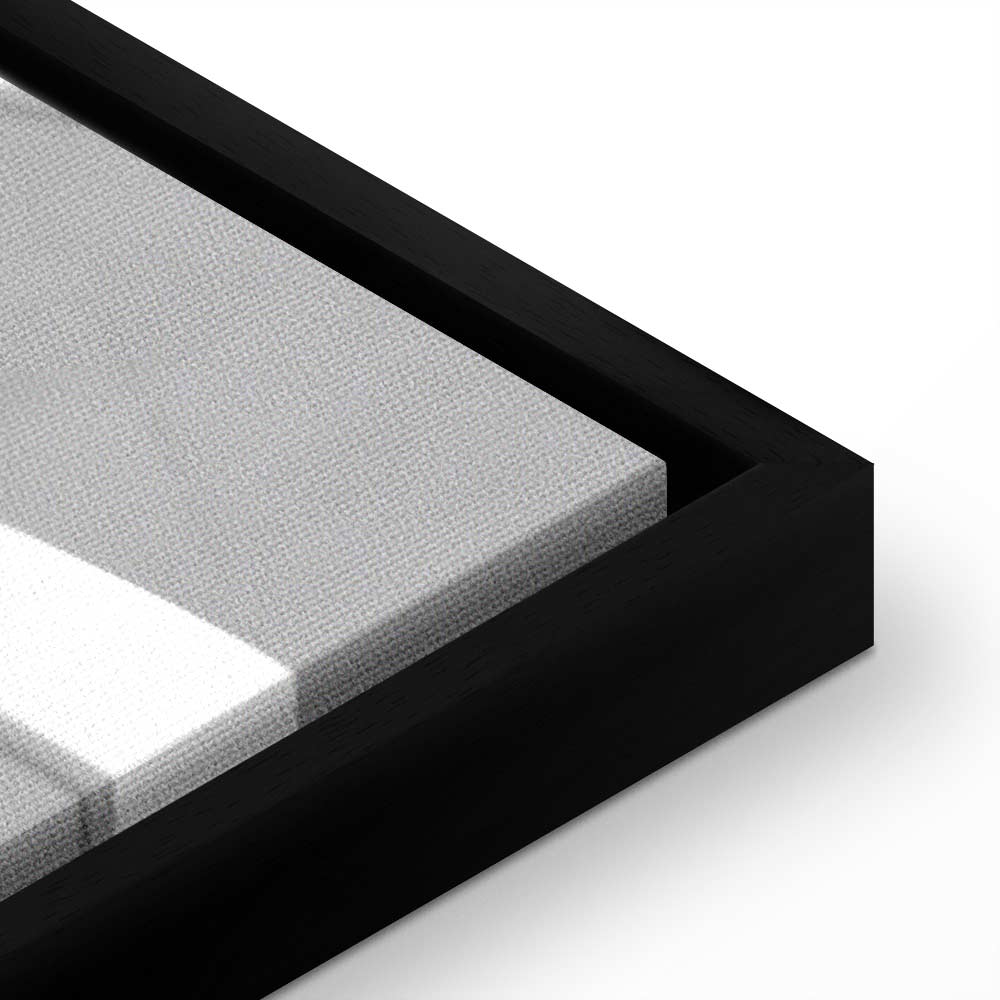 White Architectural Detail Abstract Canvas Print