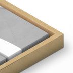 White Architectural Detail Abstract Canvas Print