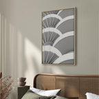 White Architectural Detail Abstract Canvas Print