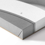 White Architectural Detail Abstract Canvas Print