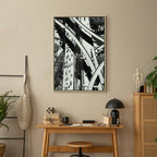 City Geometry Architectural Photo Canvas Print