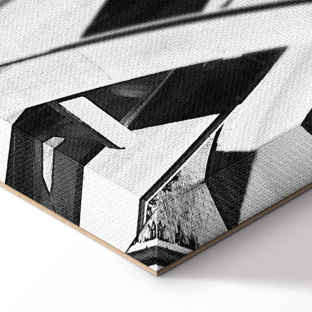 City Geometry Architectural Photo Canvas Print