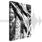 City Geometry Architectural Photo Canvas Print