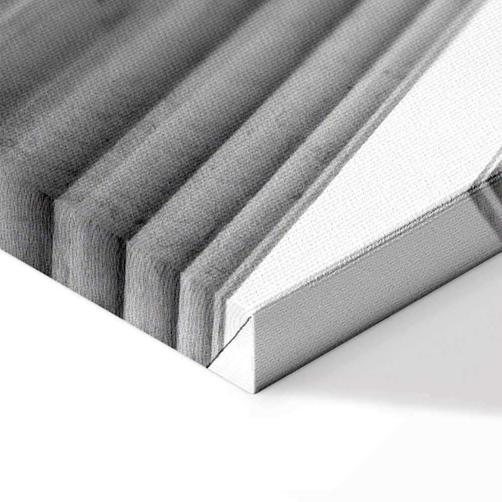 Stone Columns Architectural Photo Canvas Print