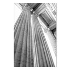Stone Columns Architectural Photo Canvas Print
