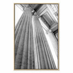 Stone Columns Architectural Photo Canvas Print