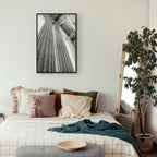 Stone Columns Architectural Photo Canvas Print