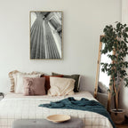 Stone Columns Architectural Photo Canvas Print