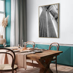 Stone Columns Architectural Photo Canvas Print