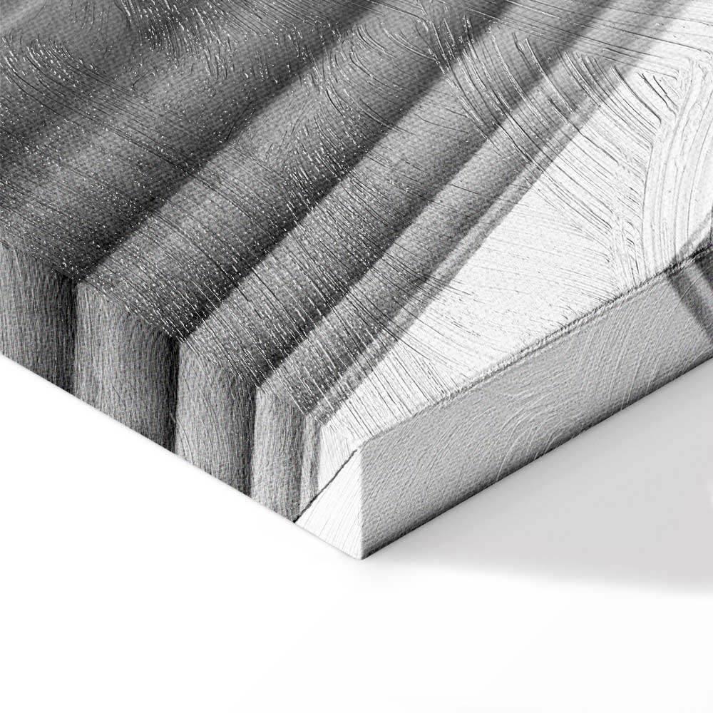 Stone Columns Architectural Photo Canvas Print