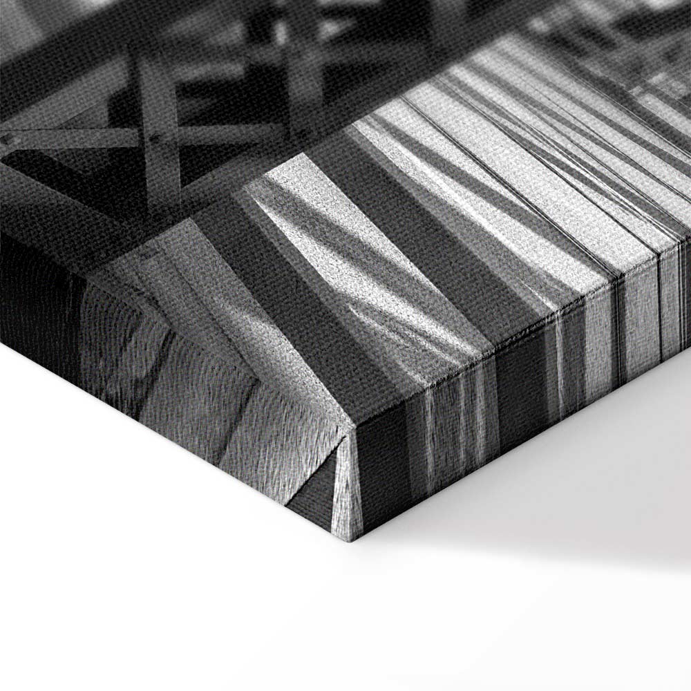 Morning Bridge Cityscape Canvas Print