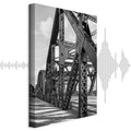 Morning Bridge Cityscape Canvas Print