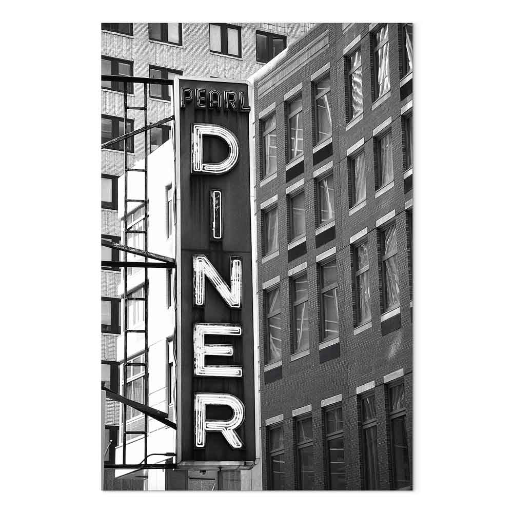 New York Neon Sign City Canvas Print
