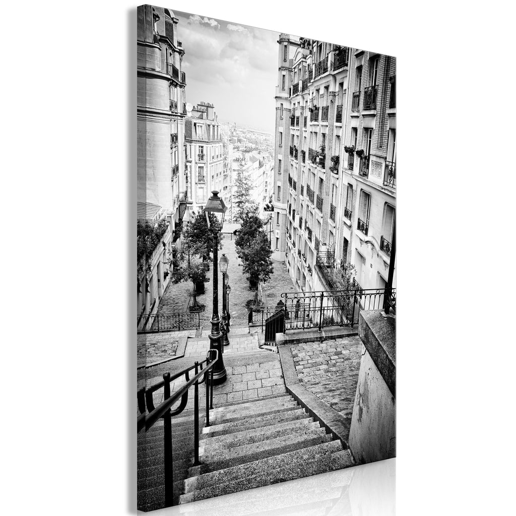 Canvas Print Parisian Suburb Vertical