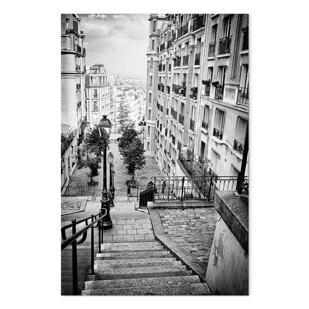Parisian Suburb Architecture Photo Canvas Print