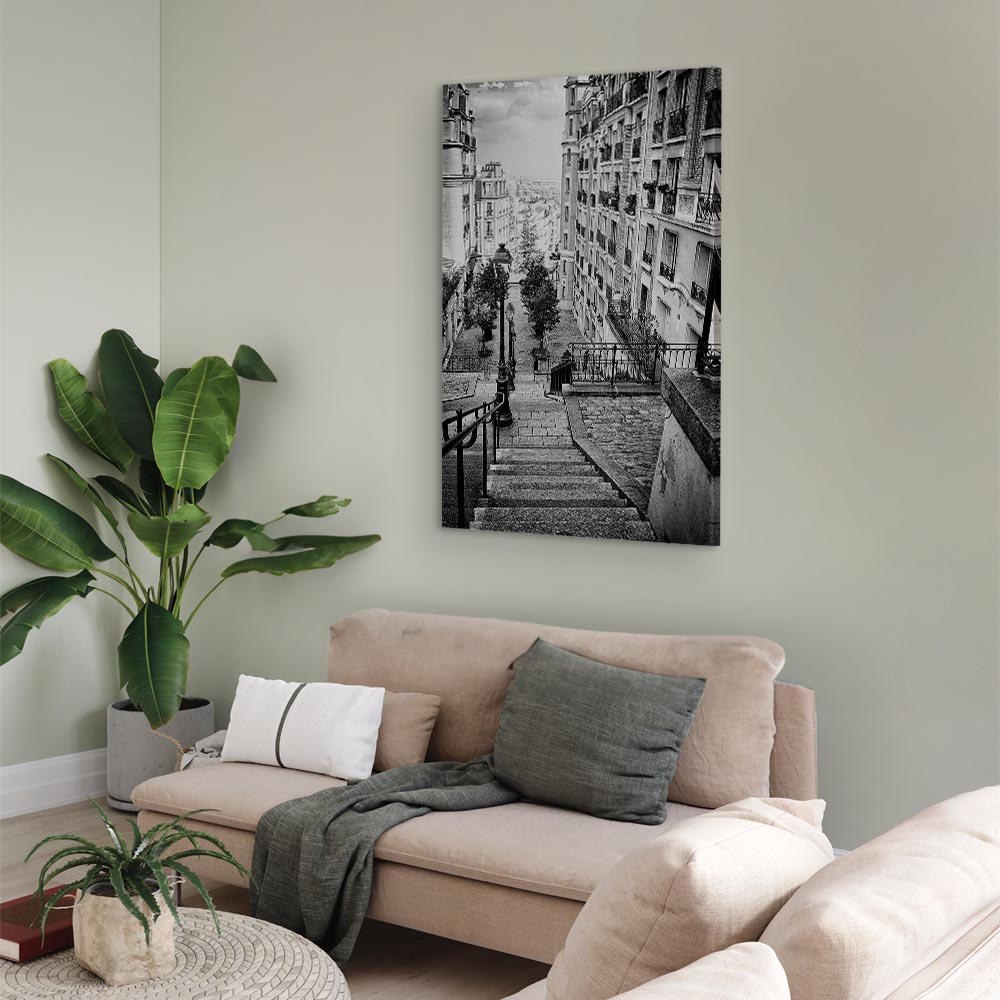 Parisian Suburb Architecture Photo Canvas Print