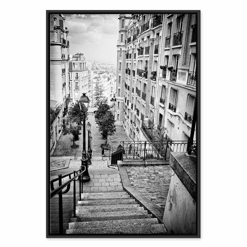 Parisian Suburb Architecture Photo Canvas Print