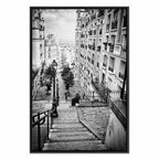 Parisian Suburb Architecture Photo Canvas Print
