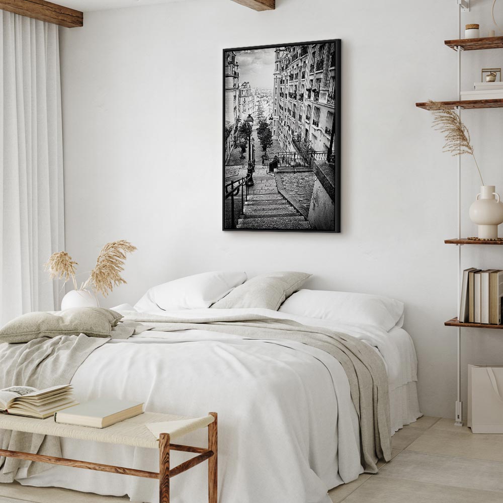 Parisian Suburb Architecture Photo Canvas Print