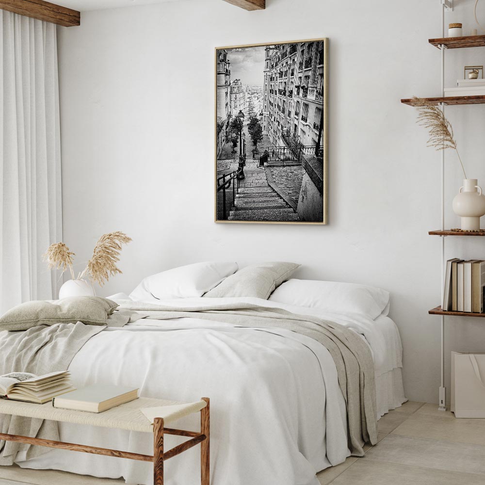 Parisian Suburb Architecture Photo Canvas Print