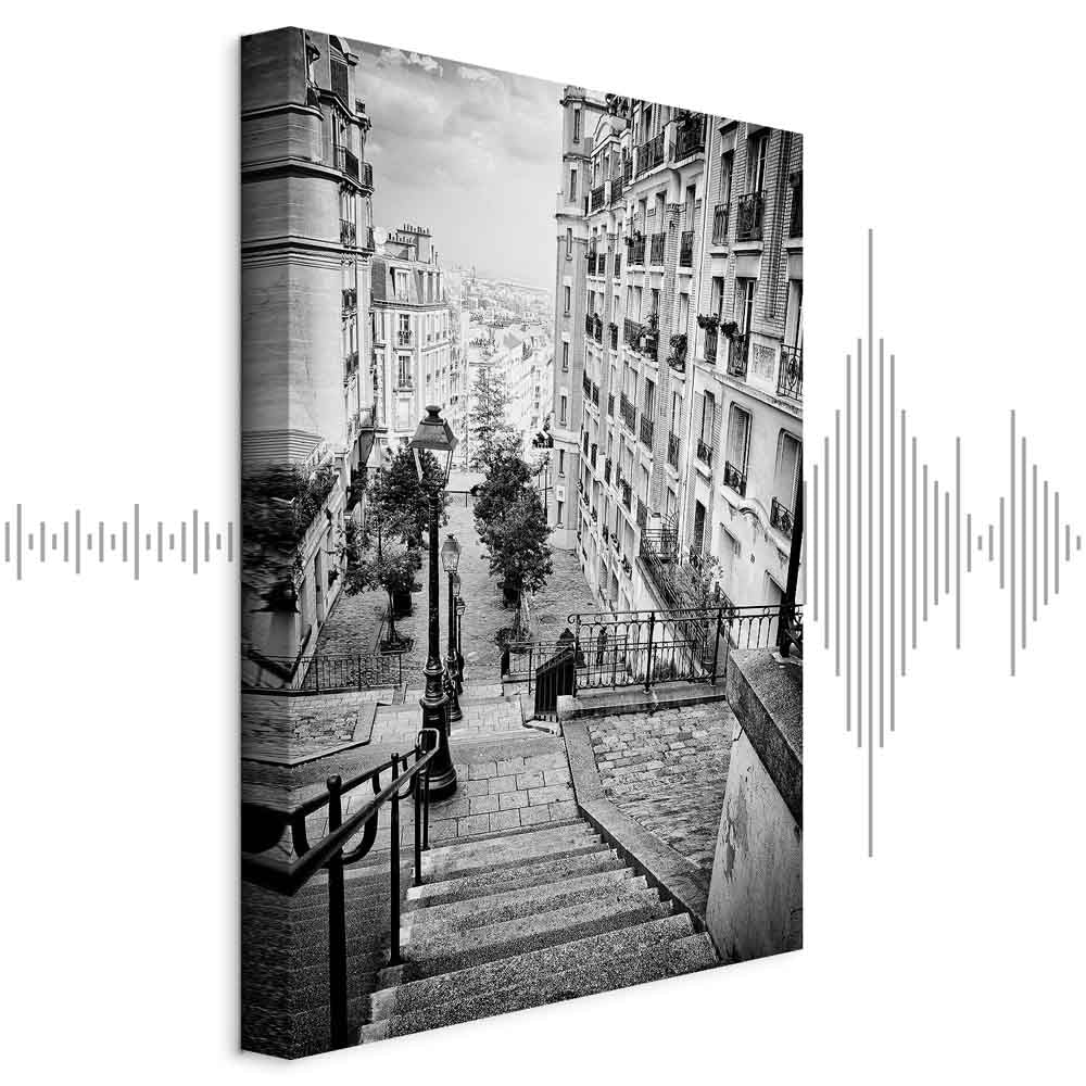 Parisian Suburb Architecture Photo Canvas Print