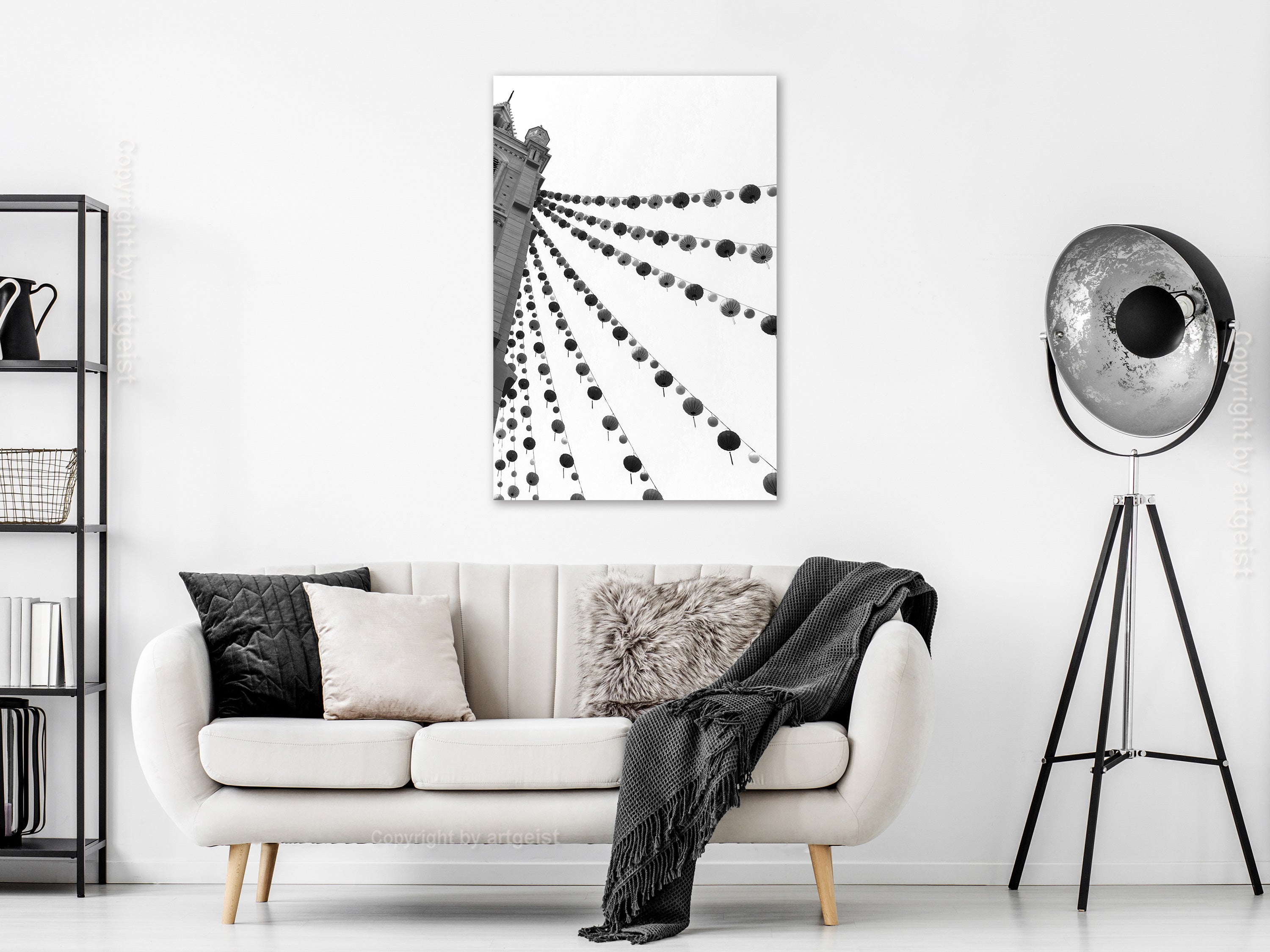 Canvas Print Vertical Joyful Festival