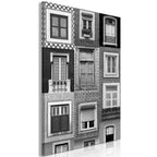 Canvas Print Patterned Windows Vertical