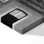 Patterned Window Facade Architecture Canvas Print