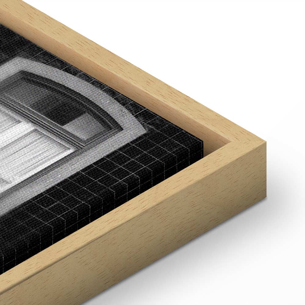 Patterned Window Facade Architecture Canvas Print