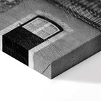 Patterned Window Facade Architecture Canvas Print